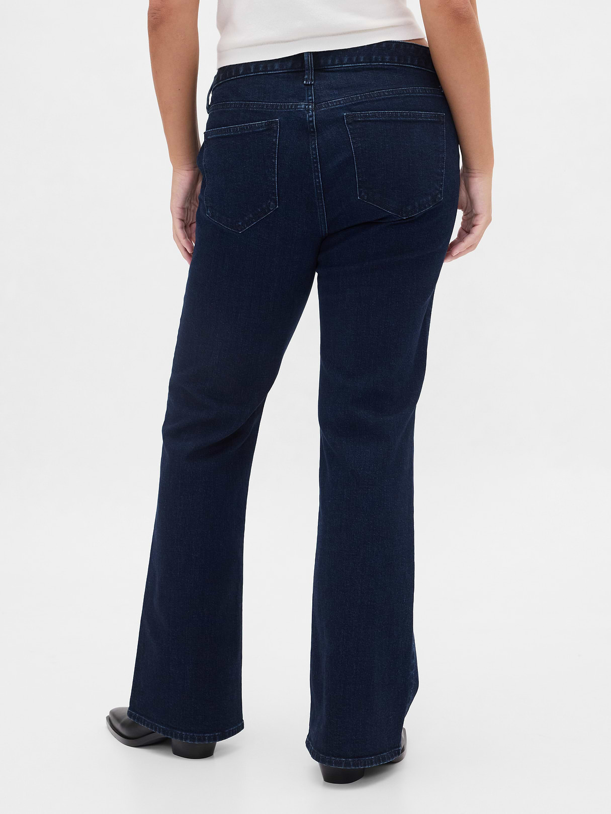 Low Rise Long & Lean Jeans - Dark blue indigo