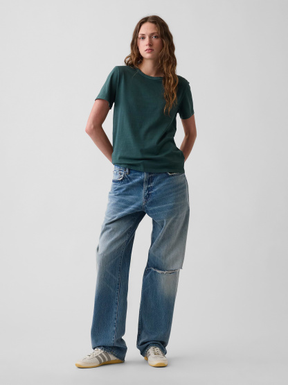 Organic Cotton VintageSoft T-Shirt - Deep hunter green