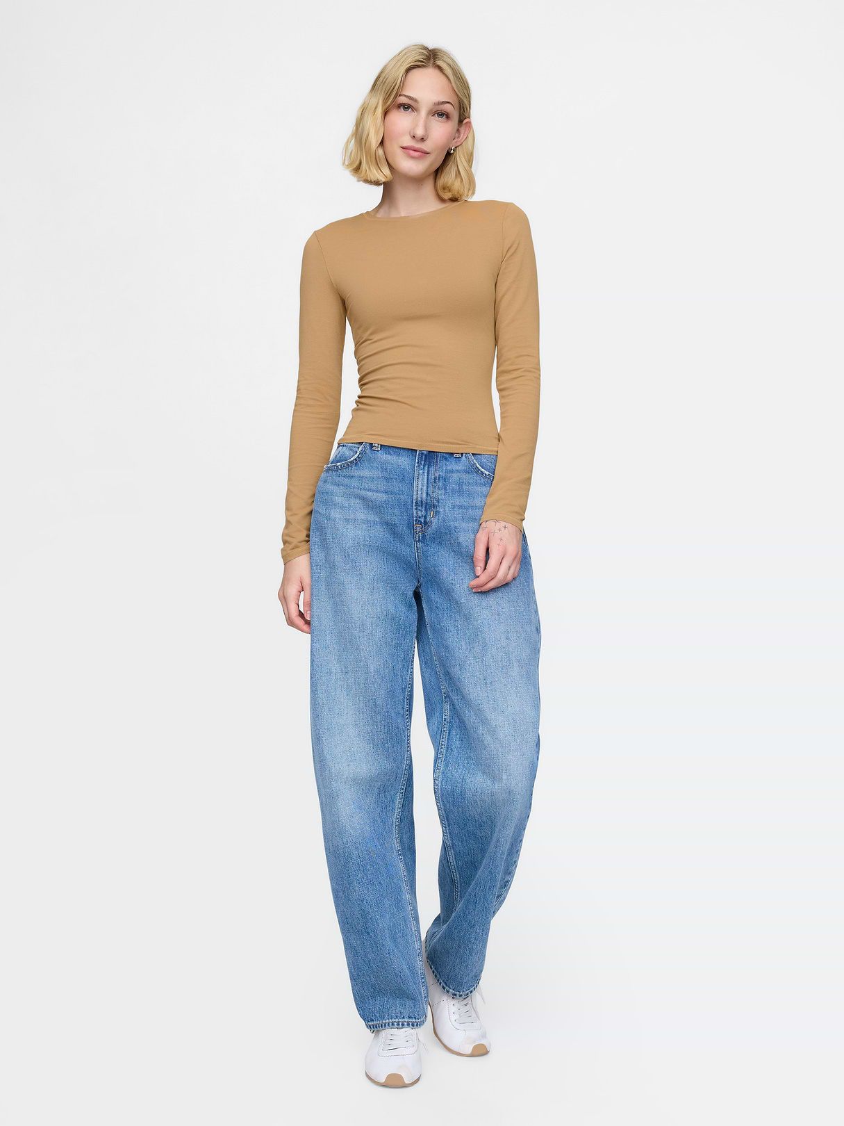 CloseKnit Jersey T-Shirt - perfect khaki tan