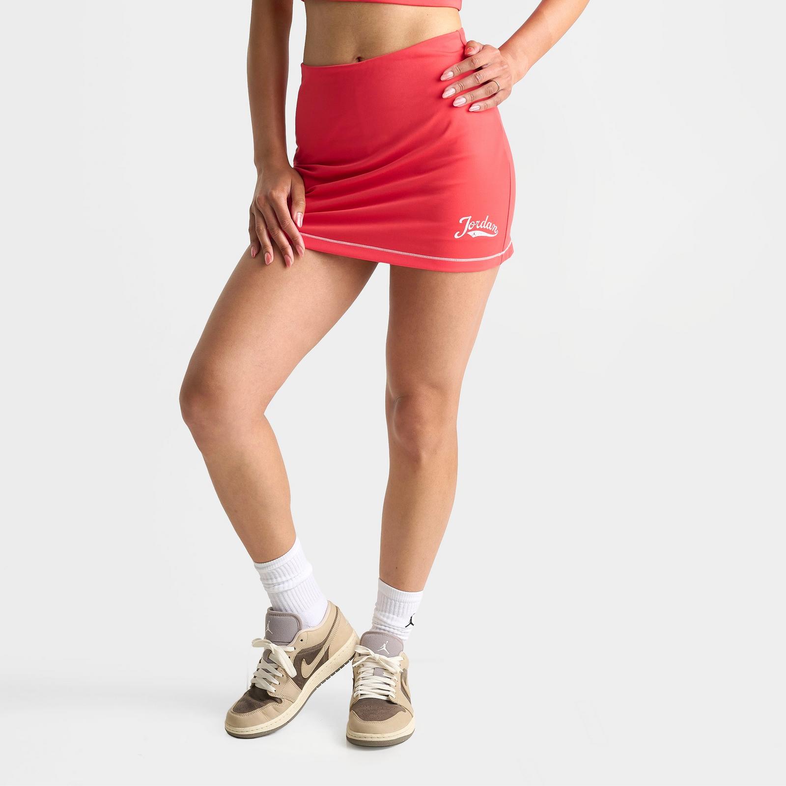 Women's Jordan Brooklyn Skort - Track Red/Sail/Sail - view 3