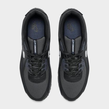 Men's Nike Air Max 90 Casual Shoes - Black/Reflective Silver/Anthracite (IQ0291-010)