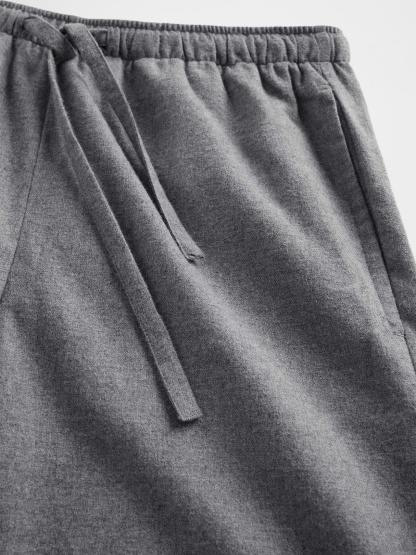 Adult Softest Flannel PJ Pants - Heather grey