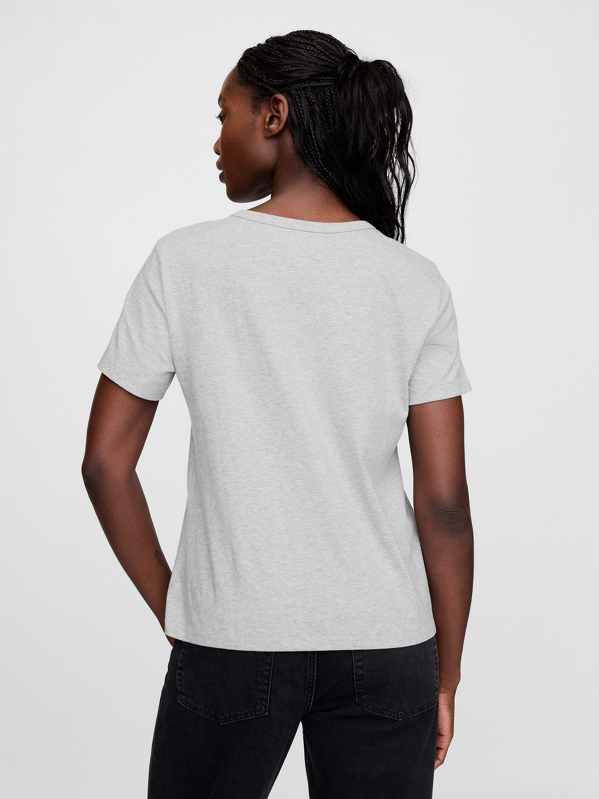 Organic Cotton VintageSoft T-Shirt - Heather grey