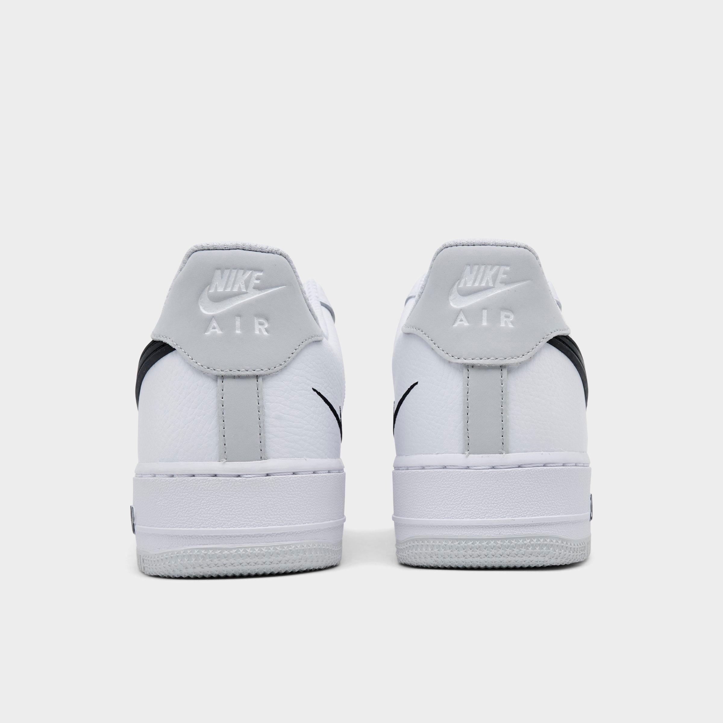 Men's Nithtke Air Force 1 '07 LV8 Casual Shoes - Part 2 - White/Black/Photon Dust - Back view