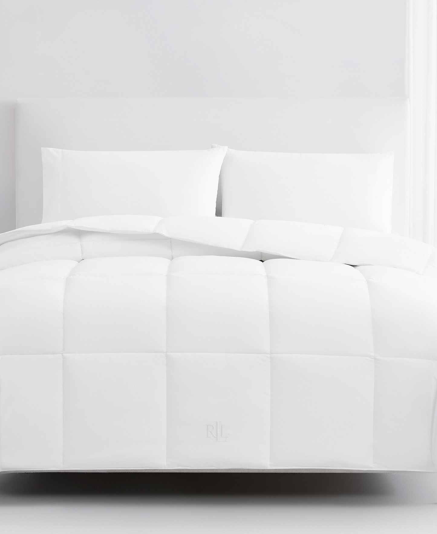 Lauren Ralph Lauren 230-Thread Count Down-Alternative Comforter, Full/Queen - White