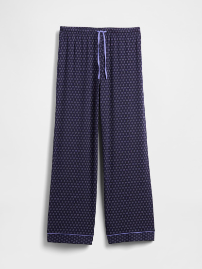 SoftMade Modal PJ Pants - Blue foulard