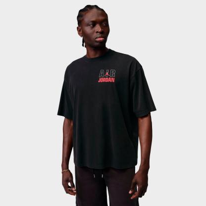 Men's Jordan Flight Reissued Legend T-Shirt - Black/University Red - view 1