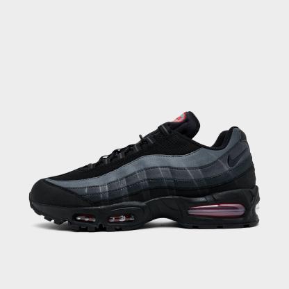 Men's Nithtke Air Max 95 Big Bubble Scorpion Casual Shoes - Part 3 - Black/Anthracite/Dark Smoke Grey/Black - Left shoe facing left. Outside of the shoe.