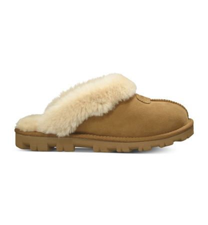 UGG® Women's Coquette Slip-On Slide Slippers - Chestnut