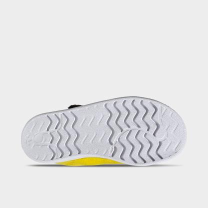 Little Kids' adidas x Pokemon Superstar Quickon Casual Shoes - Yellow/Core Black/Cloud White - Bottom view