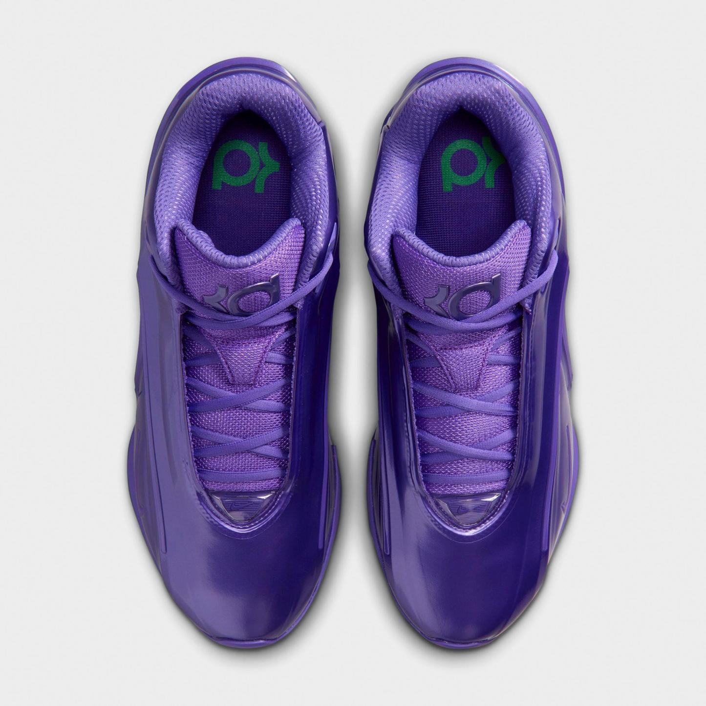 Nithtke KD 19 Basketball Shoes - Field Purple/University Gold/Stadium Green - Top view