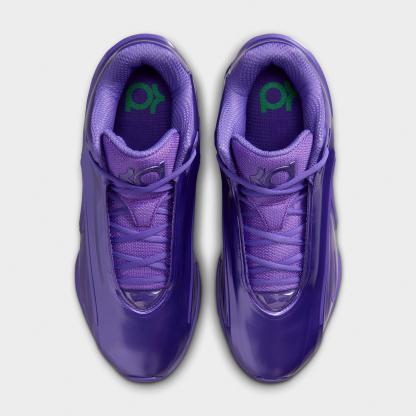 Nithtke KD 19 Basketball Shoes - Field Purple/University Gold/Stadium Green - Top view