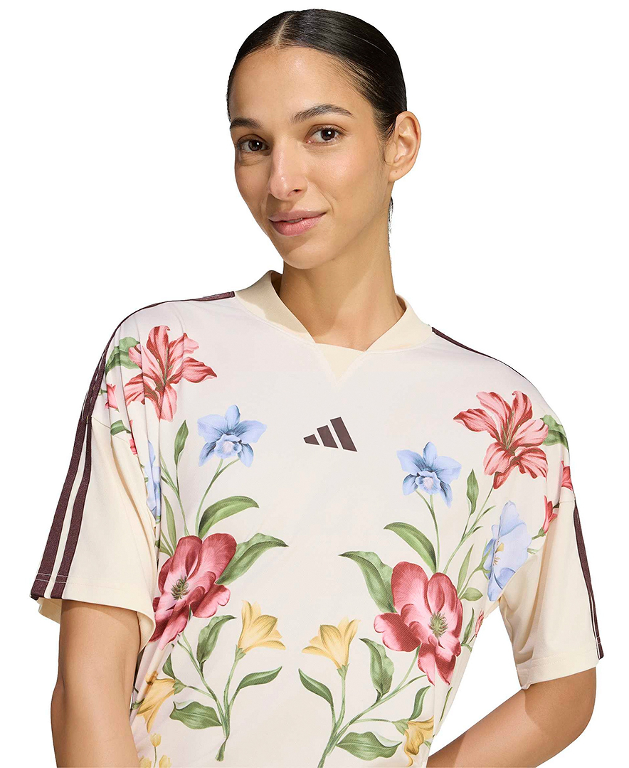 adidas Women's X Farm Rio Premium Training Dress - Ecru Tint/Shadow Brown