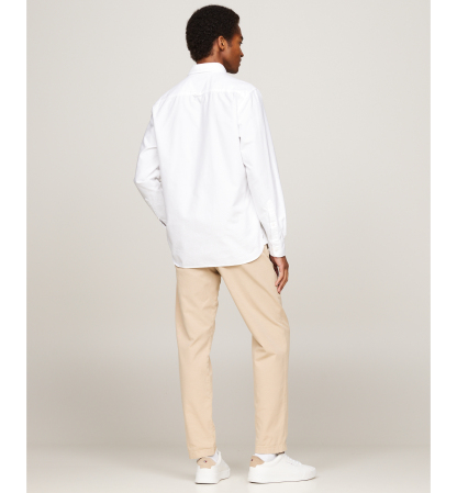 Tommy Hilfiger Men's Heritage Regular-Fit Oxford Shirt - Optic White