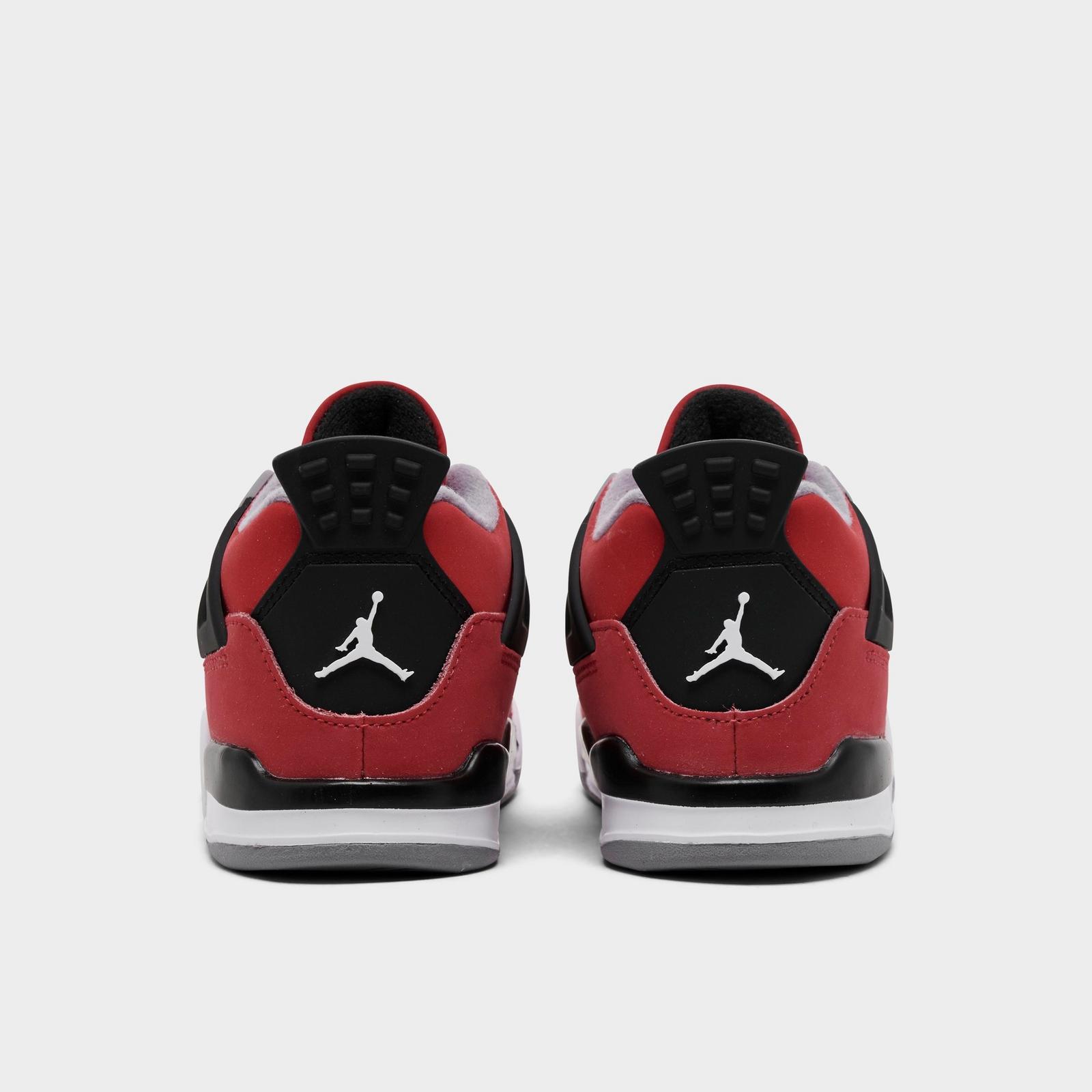 Kids' Toddler Air Jordan Retro 4 Basketball Shoes - Sweet Beet/Desert Pink/Off Noir/Chalk - view 4