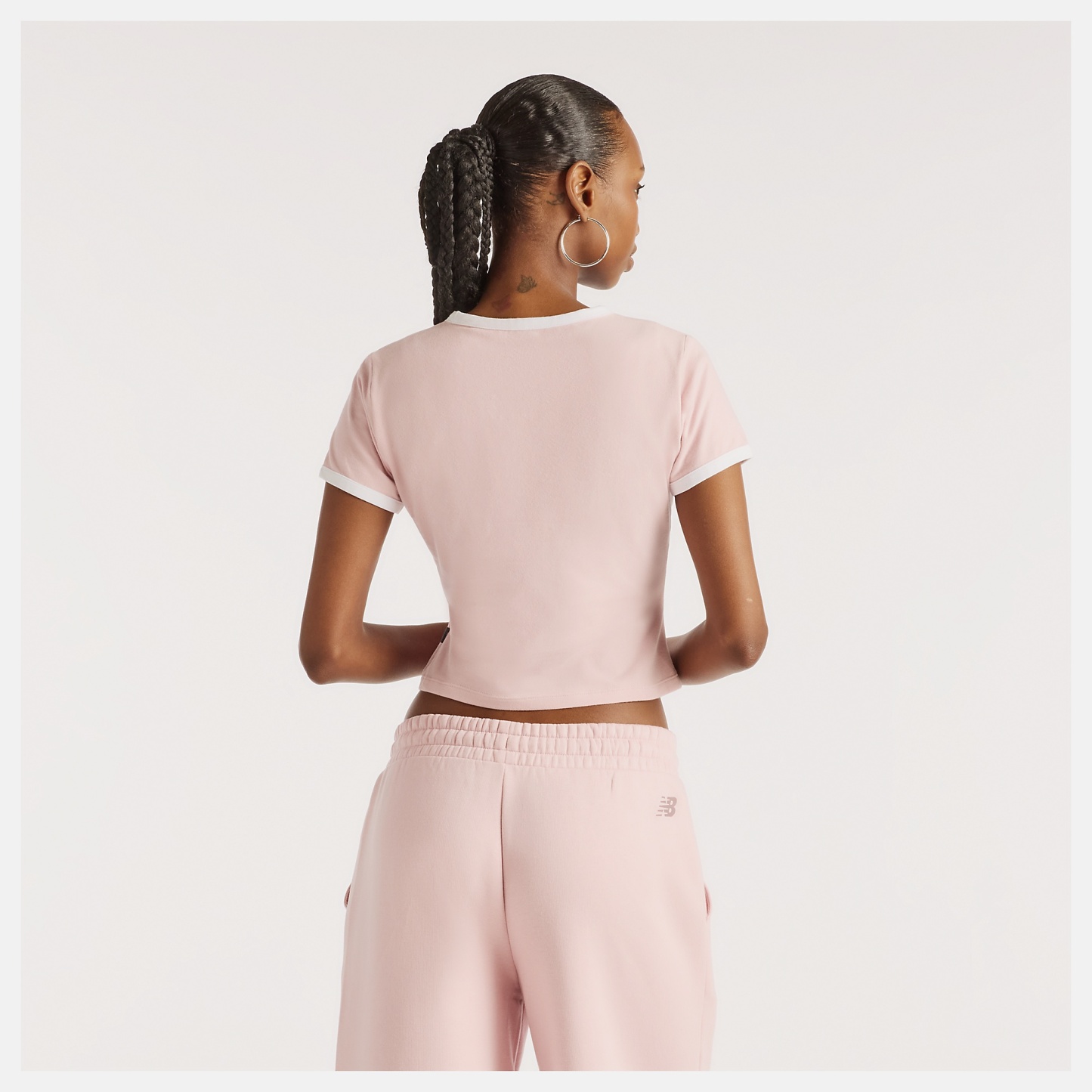 New Balance Trackside Ringer T-Shirt, WT62O4MBPHK