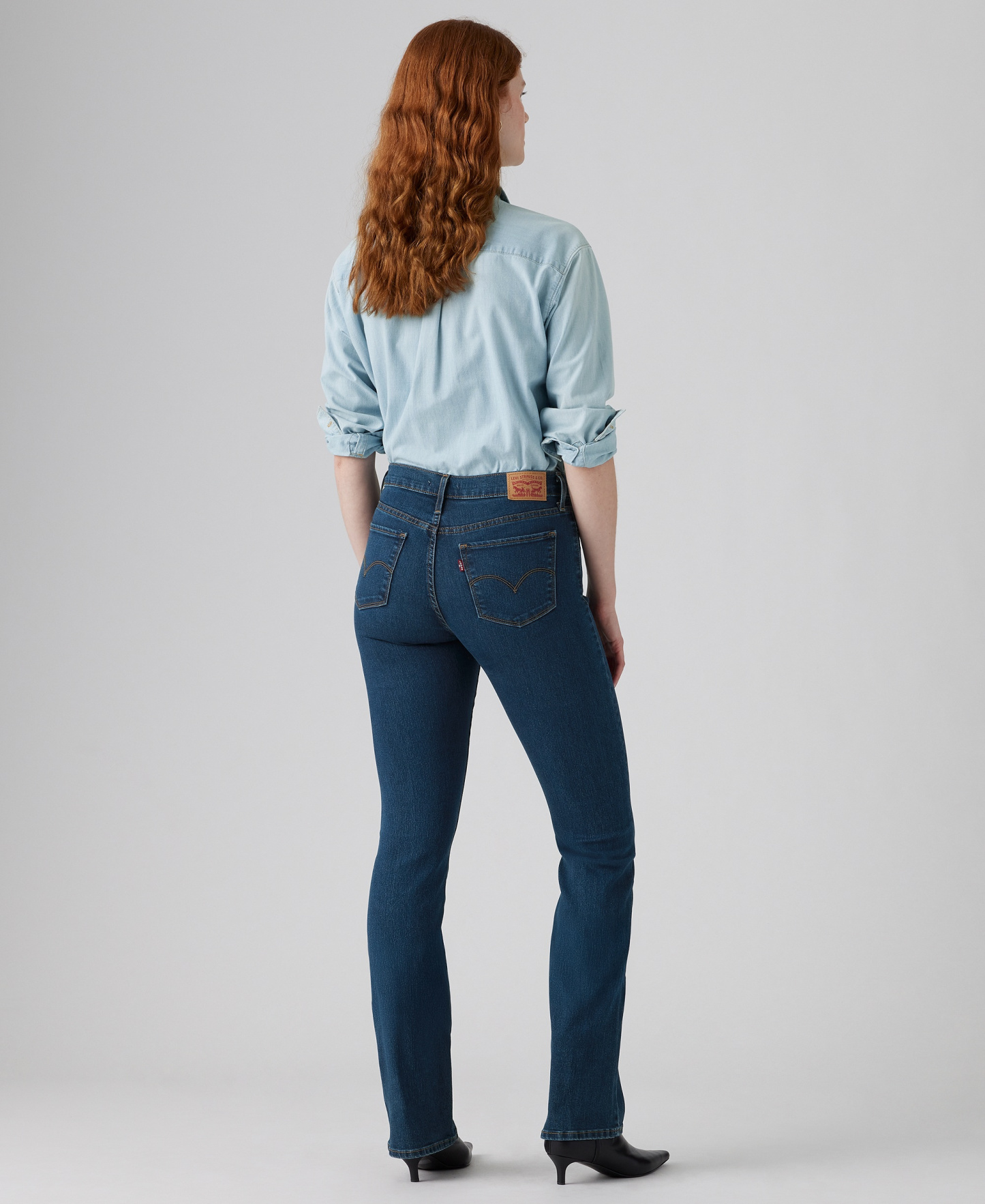 Levi's 315 Shaping Mid Rise Lightweight Bootcut Jeans - Eternal Indigo Drk Bright