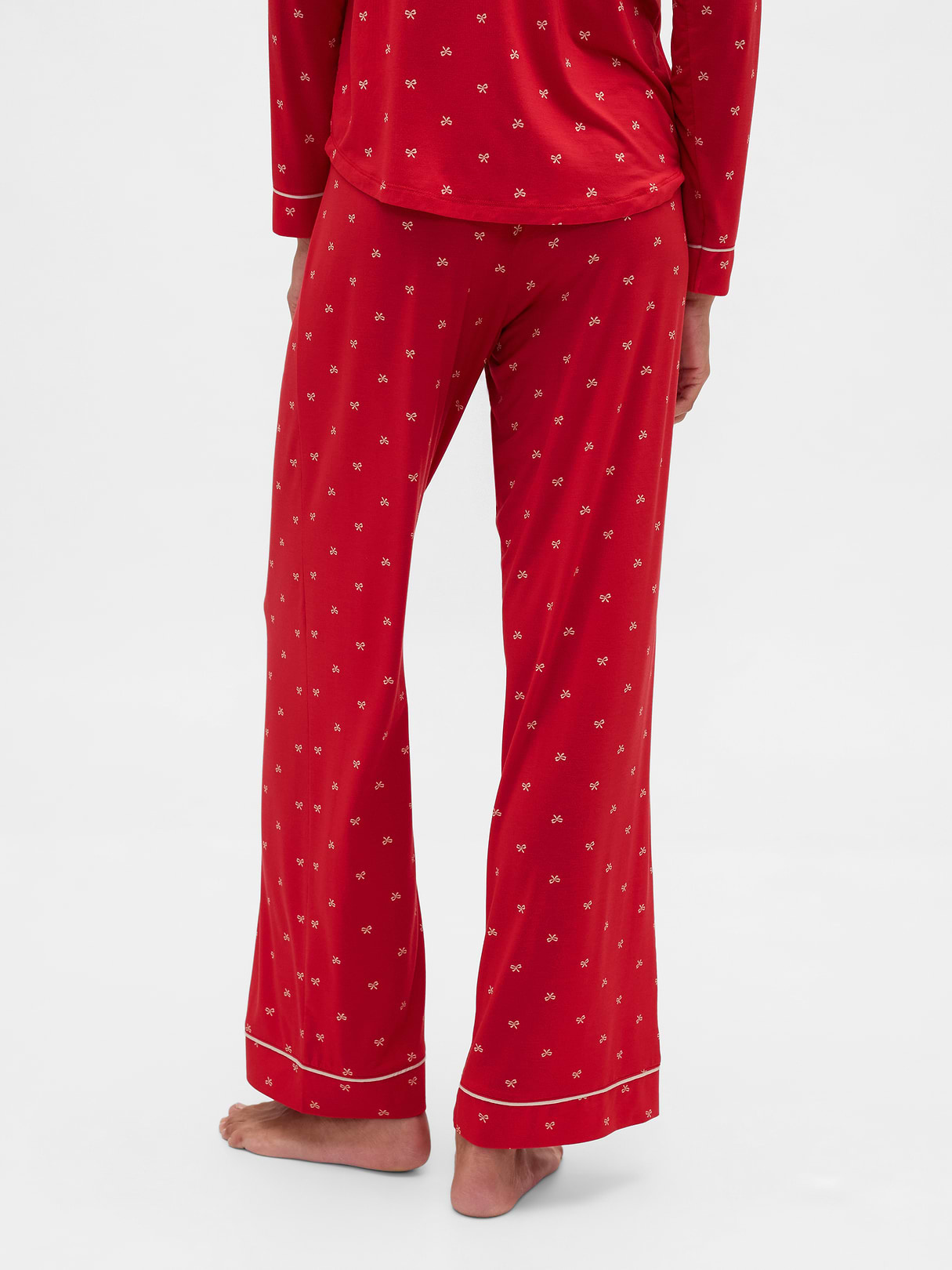 SoftMade Modal PJ Pants - Red bows