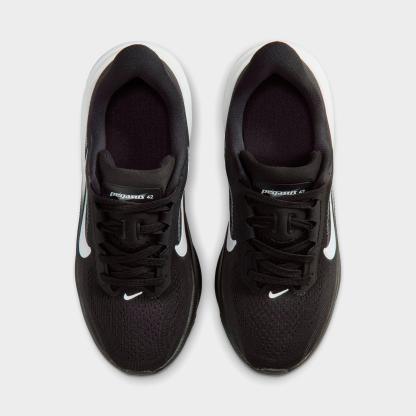 Big Kids' Nithtke Pegasus 42 Running Shoes - Black/Photon Dust/White - Top view