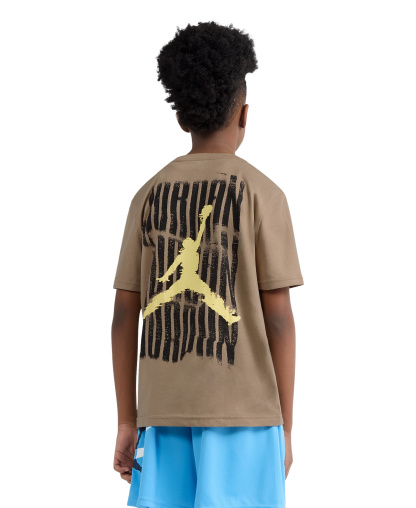 Jordan Boys' 8-20 Distressed Short-Sleeve T-Shirt - Light Brown