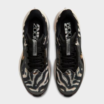 Women's Nike Pegasus Premium Running Shoes - Black/Phantom/Dark Hazel/Metallic Gold