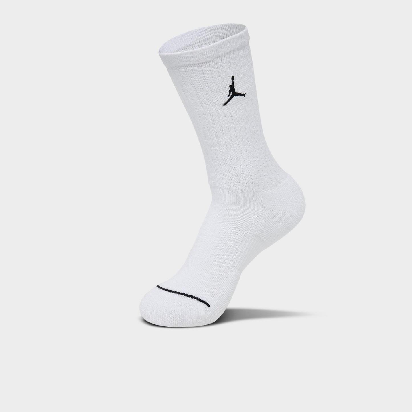 Men's Jordan Everyday Crew Socks (3-Pack) - White - view 3