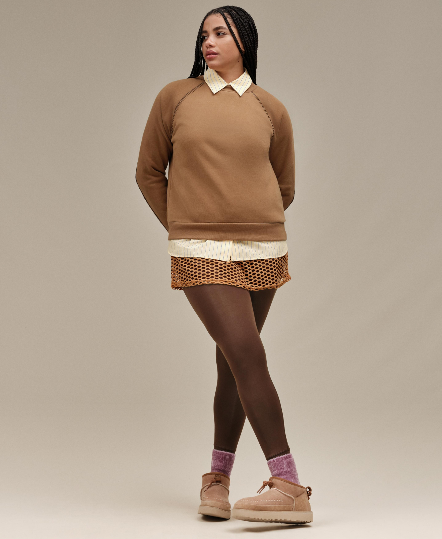UGG Women's Classic Crewneck - Chestnut.