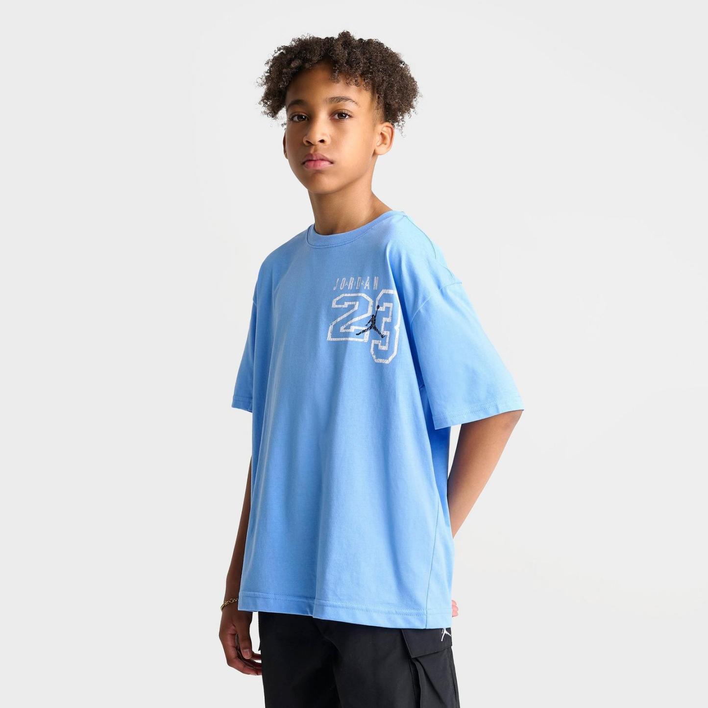 Big Kids' Jordan Vintage Layup Graphic T-Shirt - University Blue - view 3