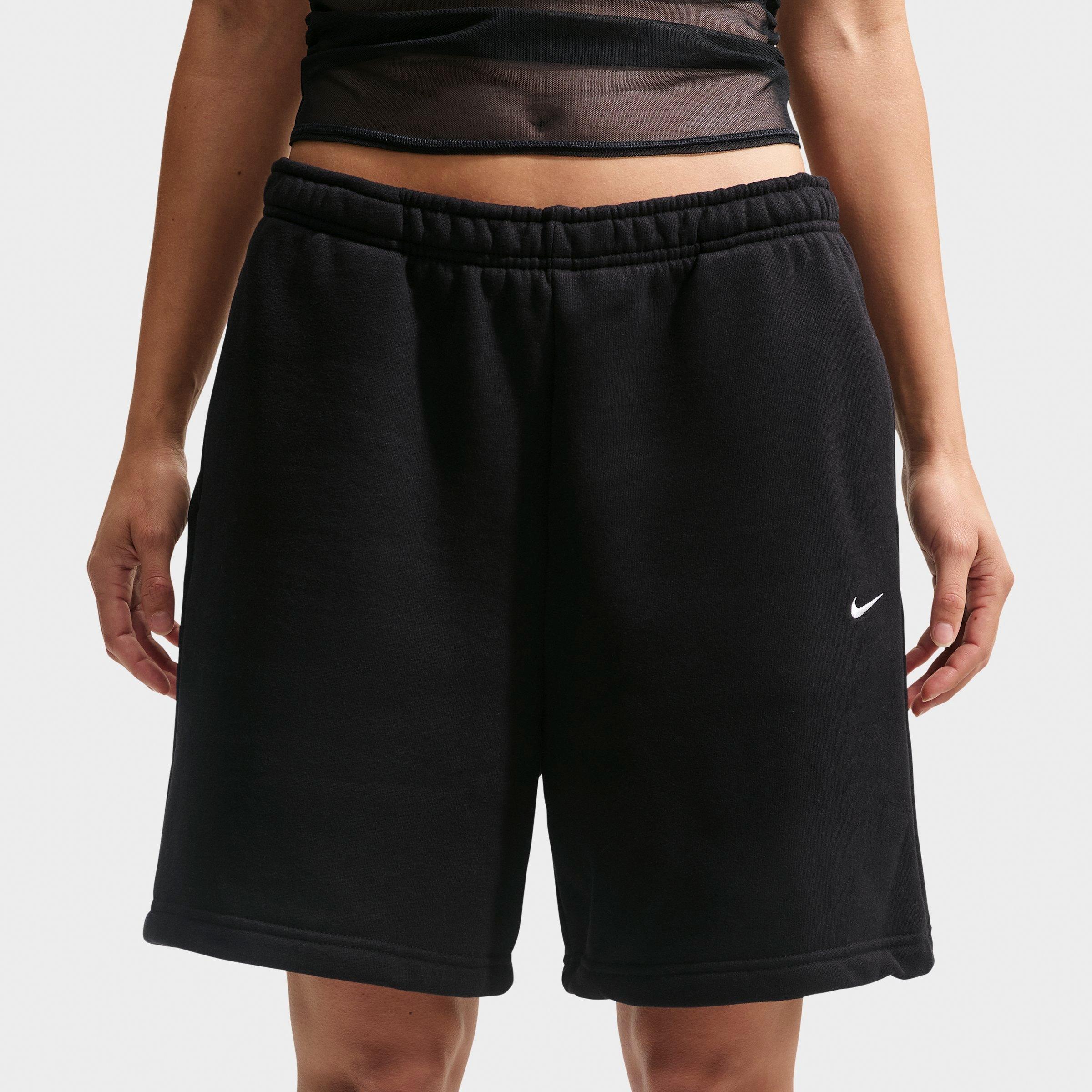 Women's Nithtke Studio Fleece Medium-Weight High-Rise Oversized Cargo Pants - Total Black/Sail