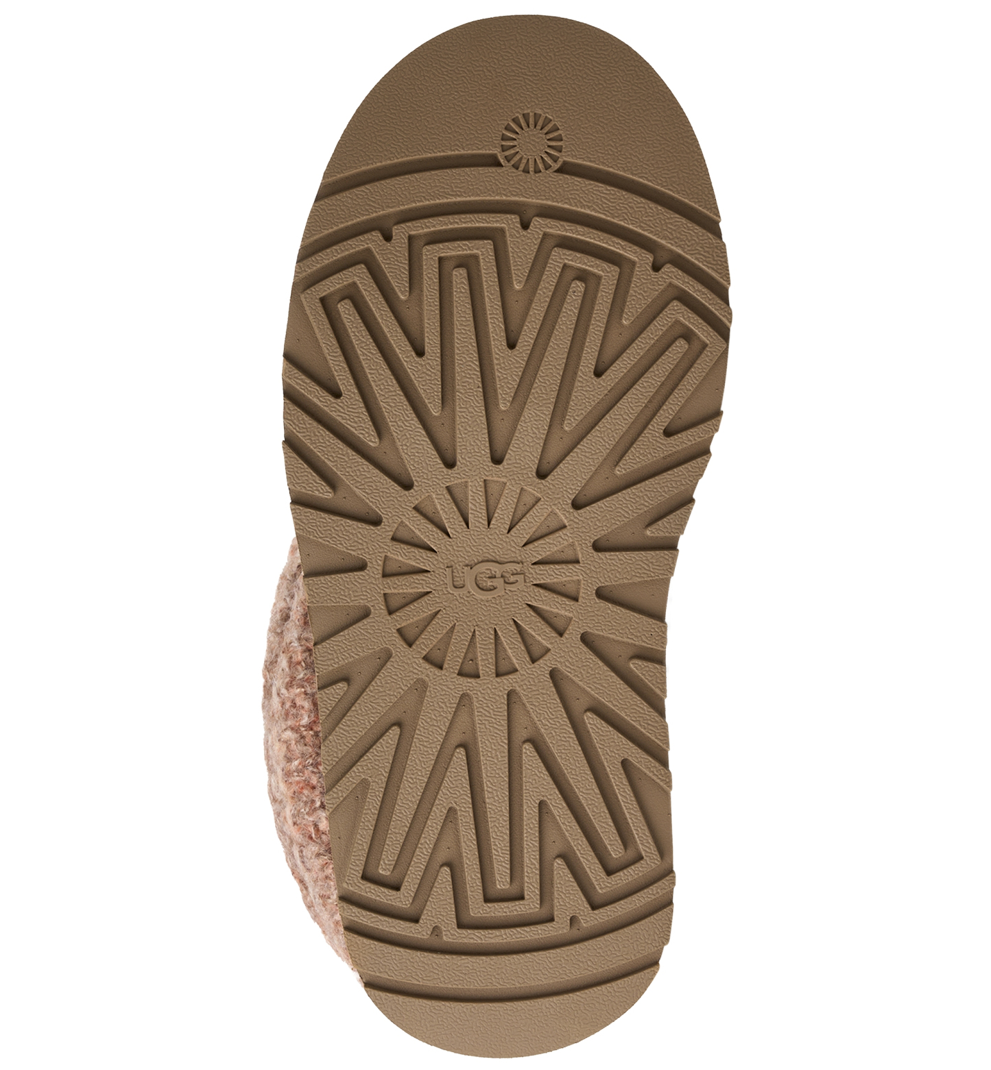 UGG® Women's Classic Mini Dipper Removable Knit Leg Warmer Suede Boots - Light Bronze