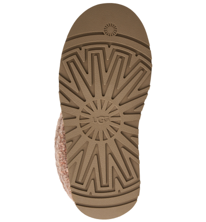 UGG® Women's Classic Mini Dipper Removable Knit Leg Warmer Suede Boots - Light Bronze