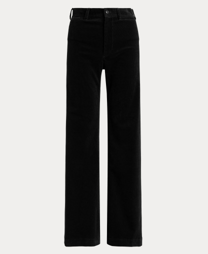 Polo Ralph Lauren Women's Beaton Corduroy Flared Pants - Polo Black