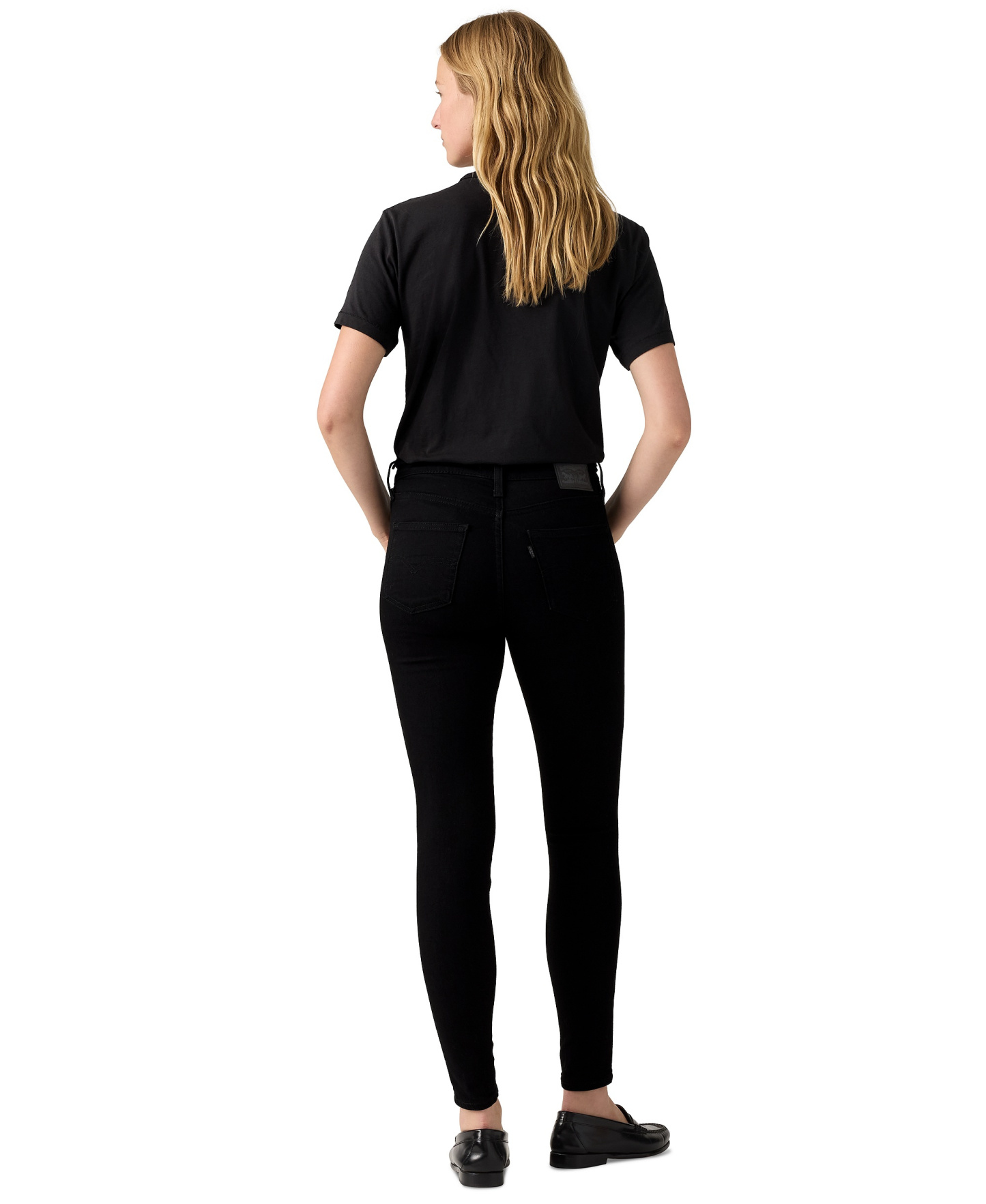 Levi's Women's 720 High-Rise Stretchy Super-Skinny Jeans - Black Squared