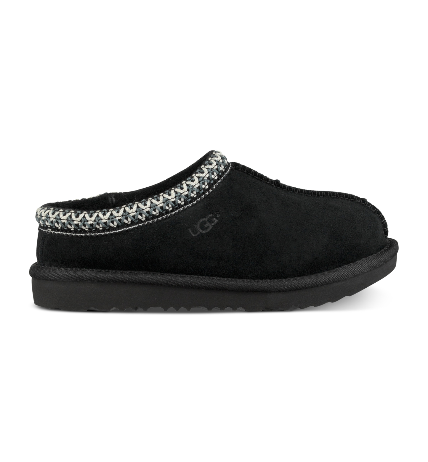 UGG® Kids Tasman II Clog Round Toe Slippers - Black