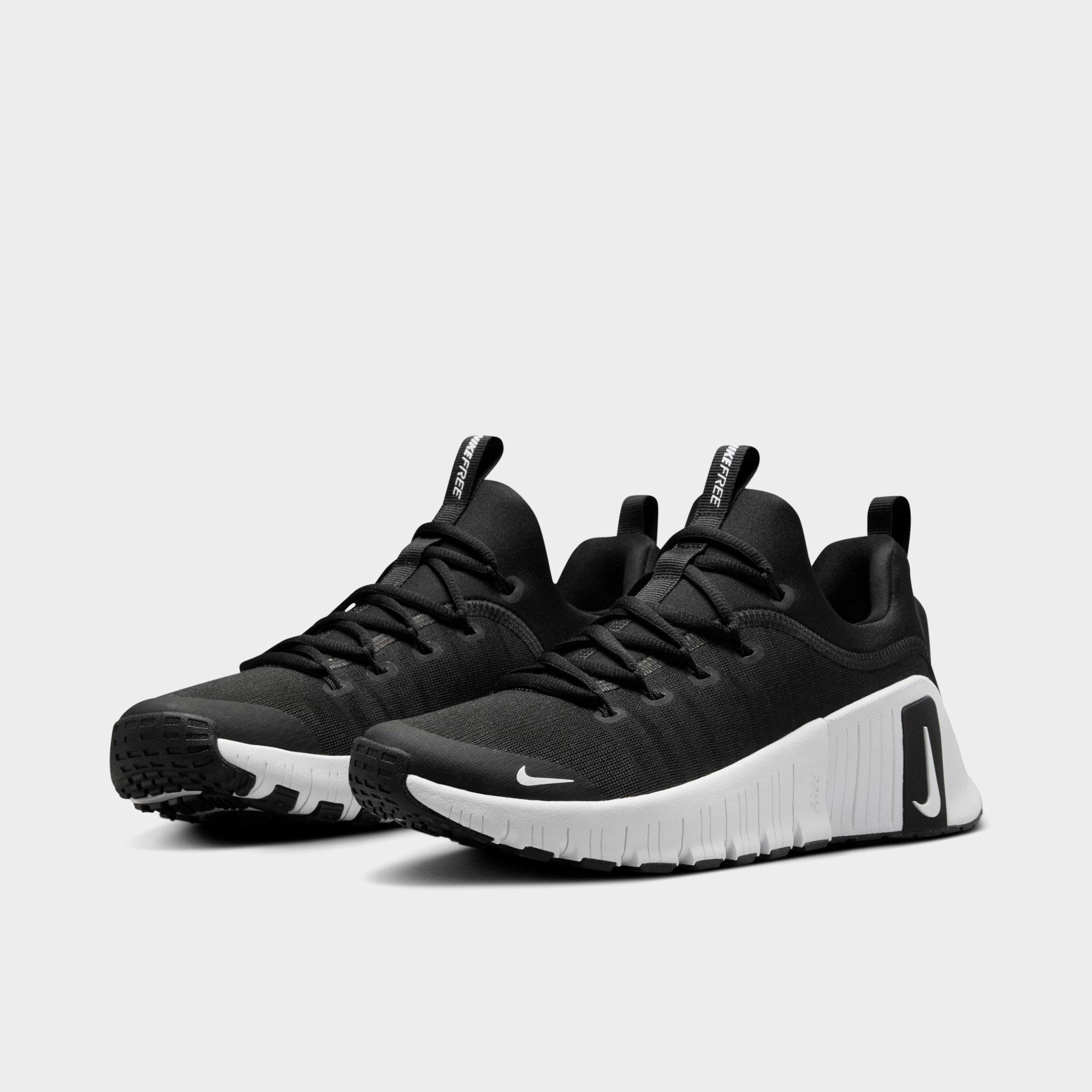 Women's Nithtke Free Metcon 6 Training Shoes - Black/White - Both shoes facing left
