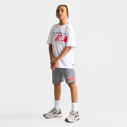 Big Kids' New Balance Players T-Shirt - Bright White - view 2