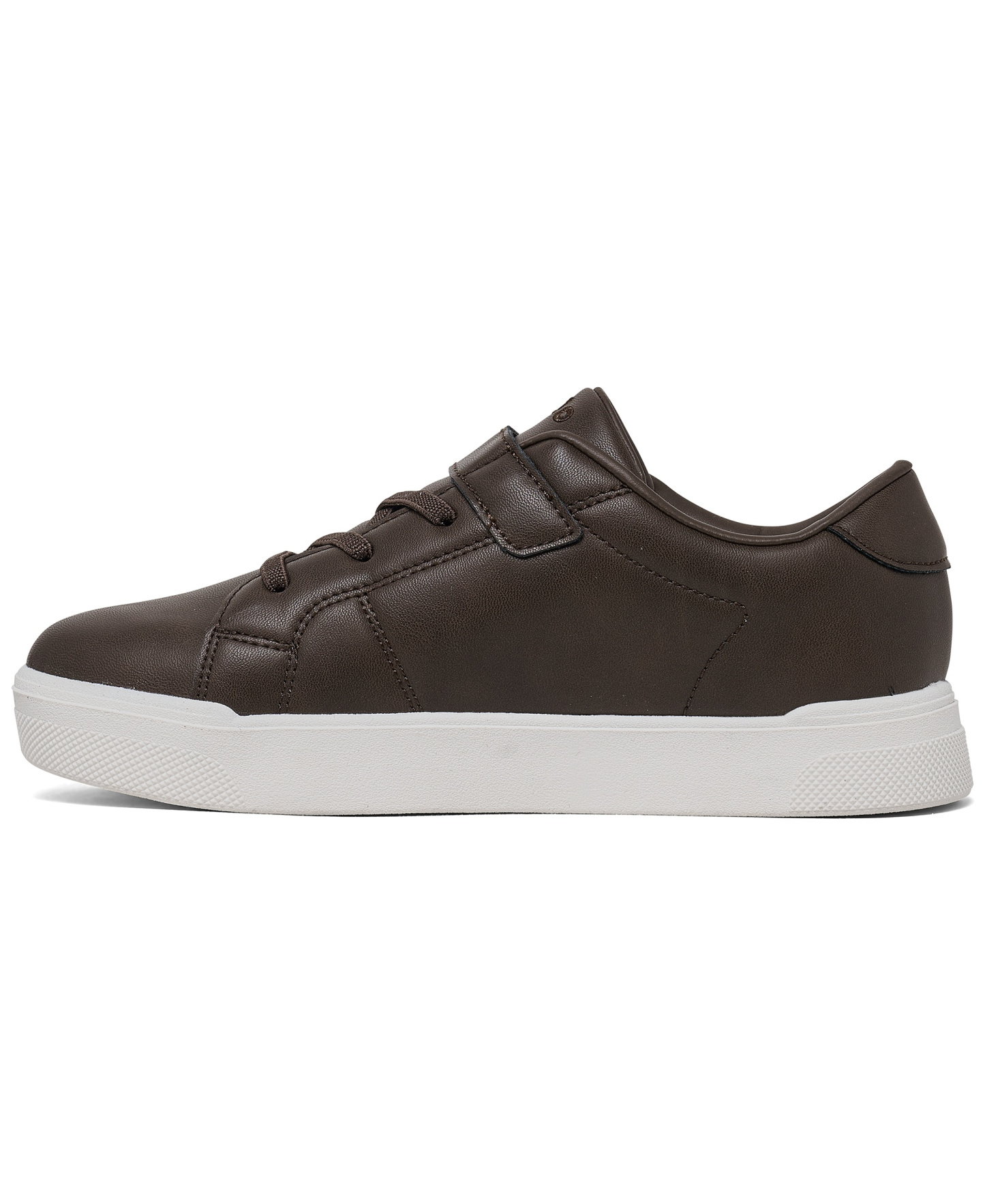 Polo Ralph Lauren Little Kids Sutton Fastening Strap Sneakers from Finish Line - Chocolate Brown
