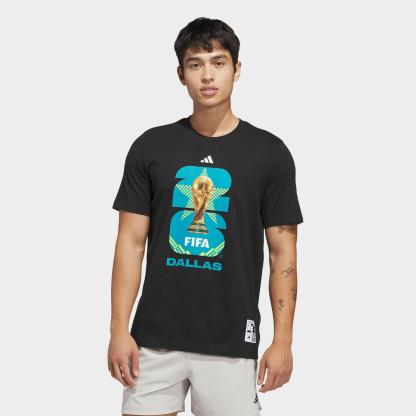 Men's adidas Soccer FIFA World Cup 26™ Host City Dallas Graphic T-Shirt - Black - view 1