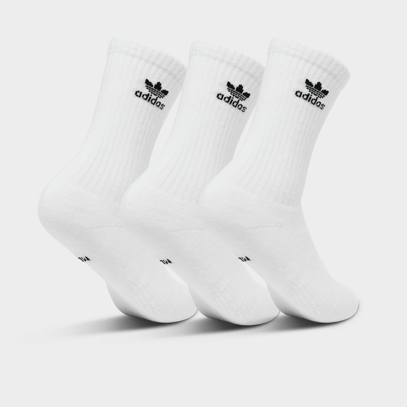 Women's adidas Originals Trefoil Cushion Crew Socks (6-Pack) - White - view 4