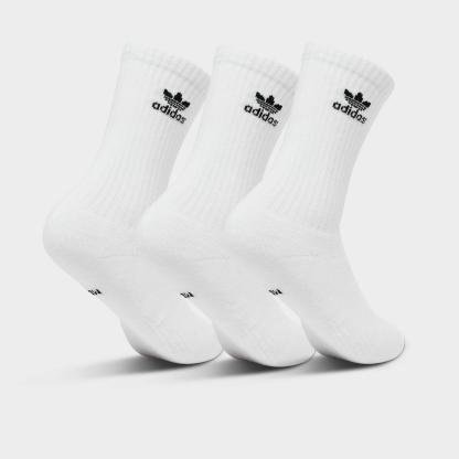 Women's adidas Originals Trefoil Cushion Crew Socks (6-Pack) - White - view 4