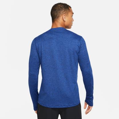 Men's Nithtke Dri-FIT Element Running Crew Top - Obsidian/Game Royal