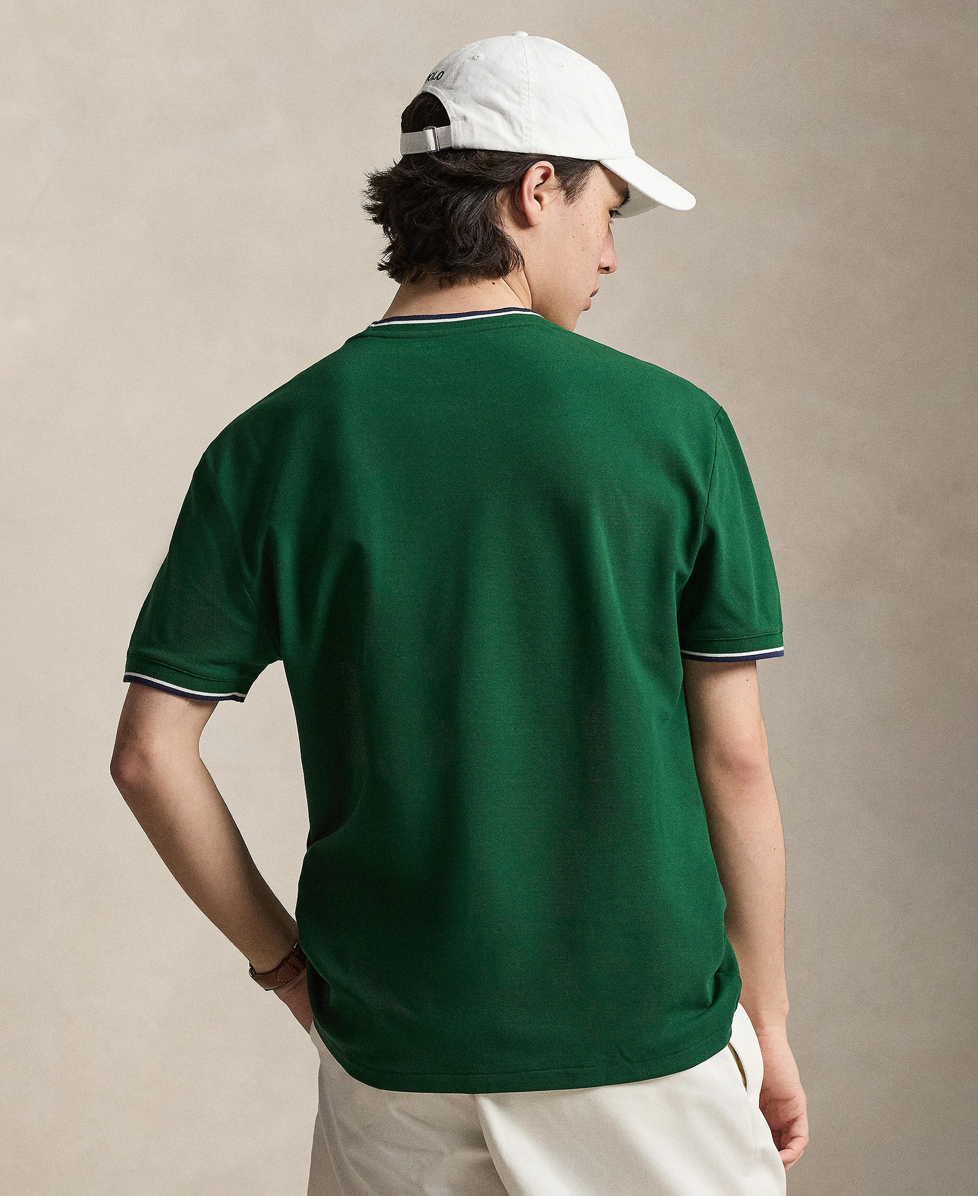 Polo Ralph Lauren Men's Classic-Fit Stretch Mesh T-Shirt - New forest
