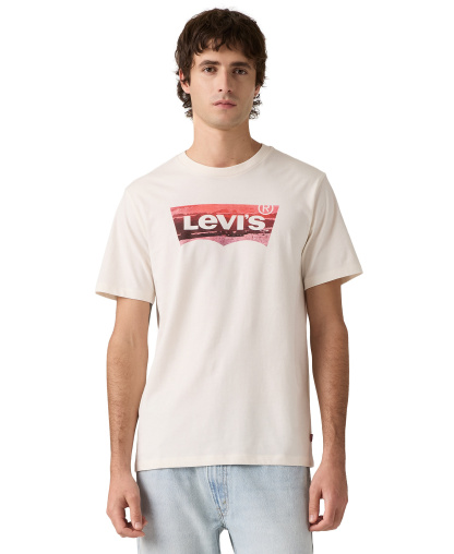 Levi's Men's Graphic Logo Batwing Short-Sleeve T-shirt - Coastal Egret