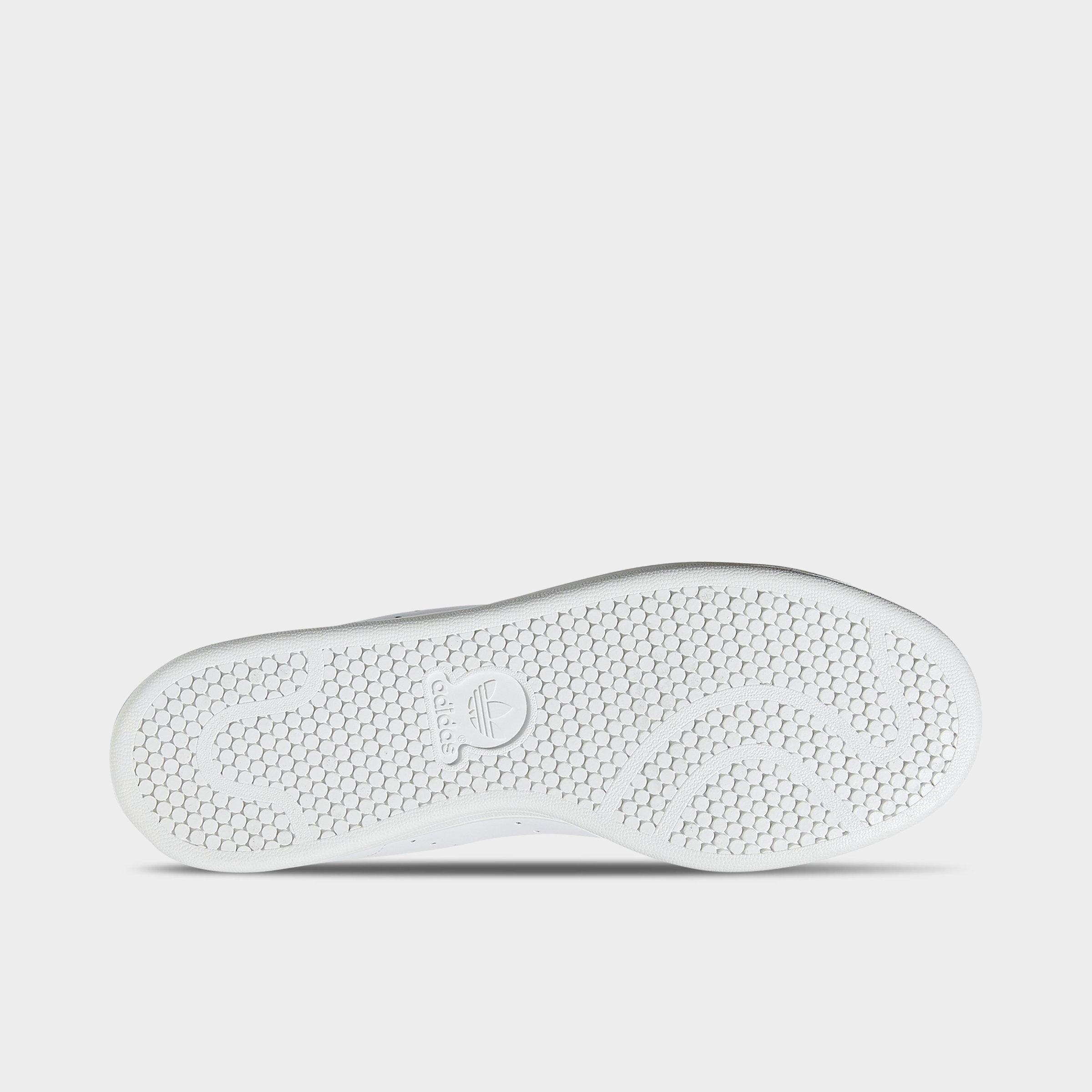 Men's adidas Originals Stan Smith Casual Shoes - Cloud White/Cloud White/Cloud White - Bottom view