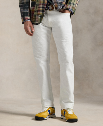 Polo Ralph Lauren Men's Hampton Relaxed Straight Jeans - Hudson White