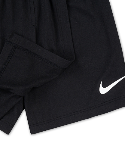 Nike Girls' 4-6X All Day Play Short-Sleeve T-Shirt and Skort, 2-Piece Set - Black/White