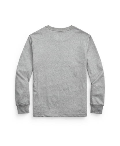 Polo Ralph Lauren Boys' 8-20 Cotton Jersey Long-Sleeve T-shirt - Andover Heather