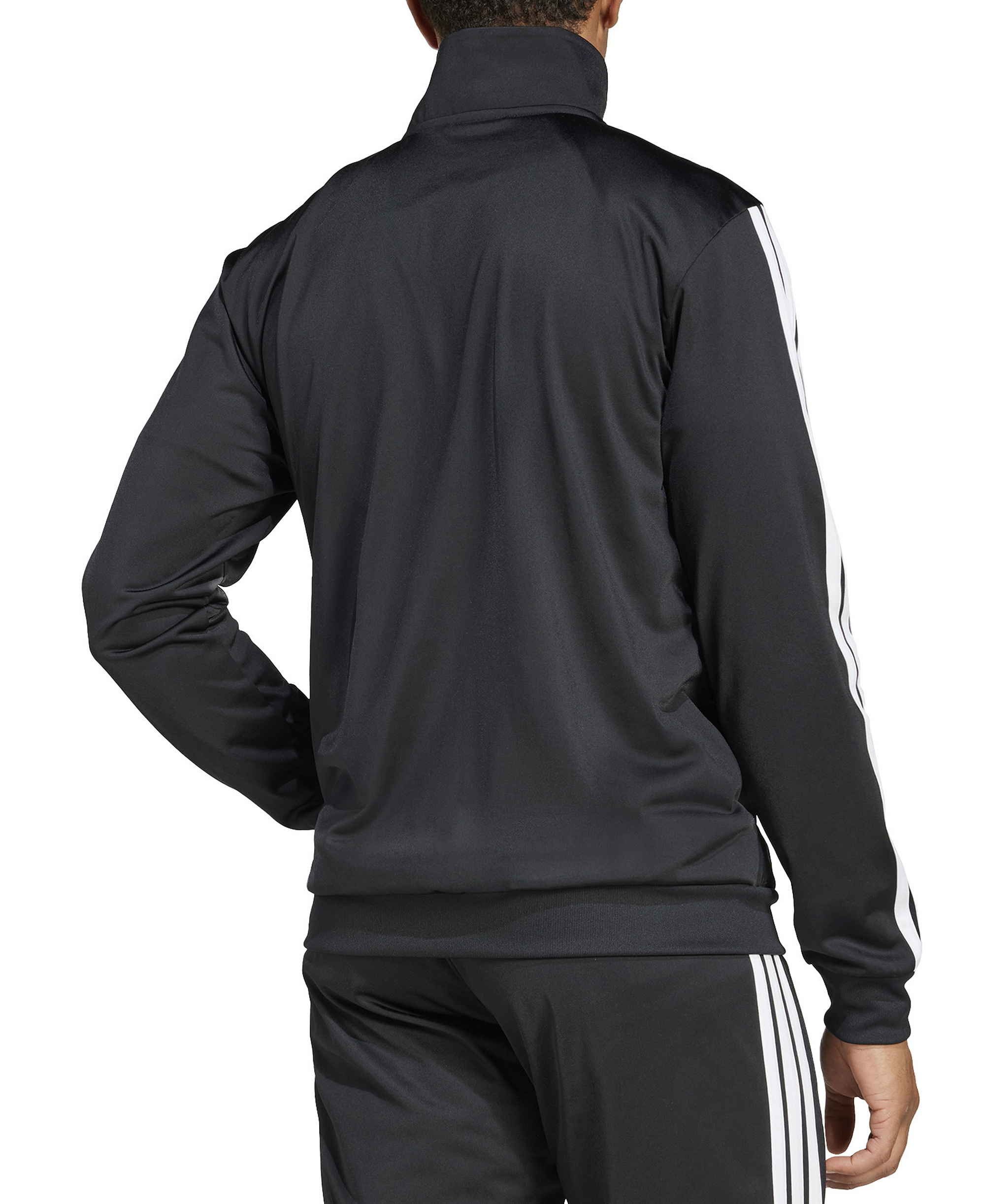 adidas Men's 3-Stripes Tricot Track Jacket - Black