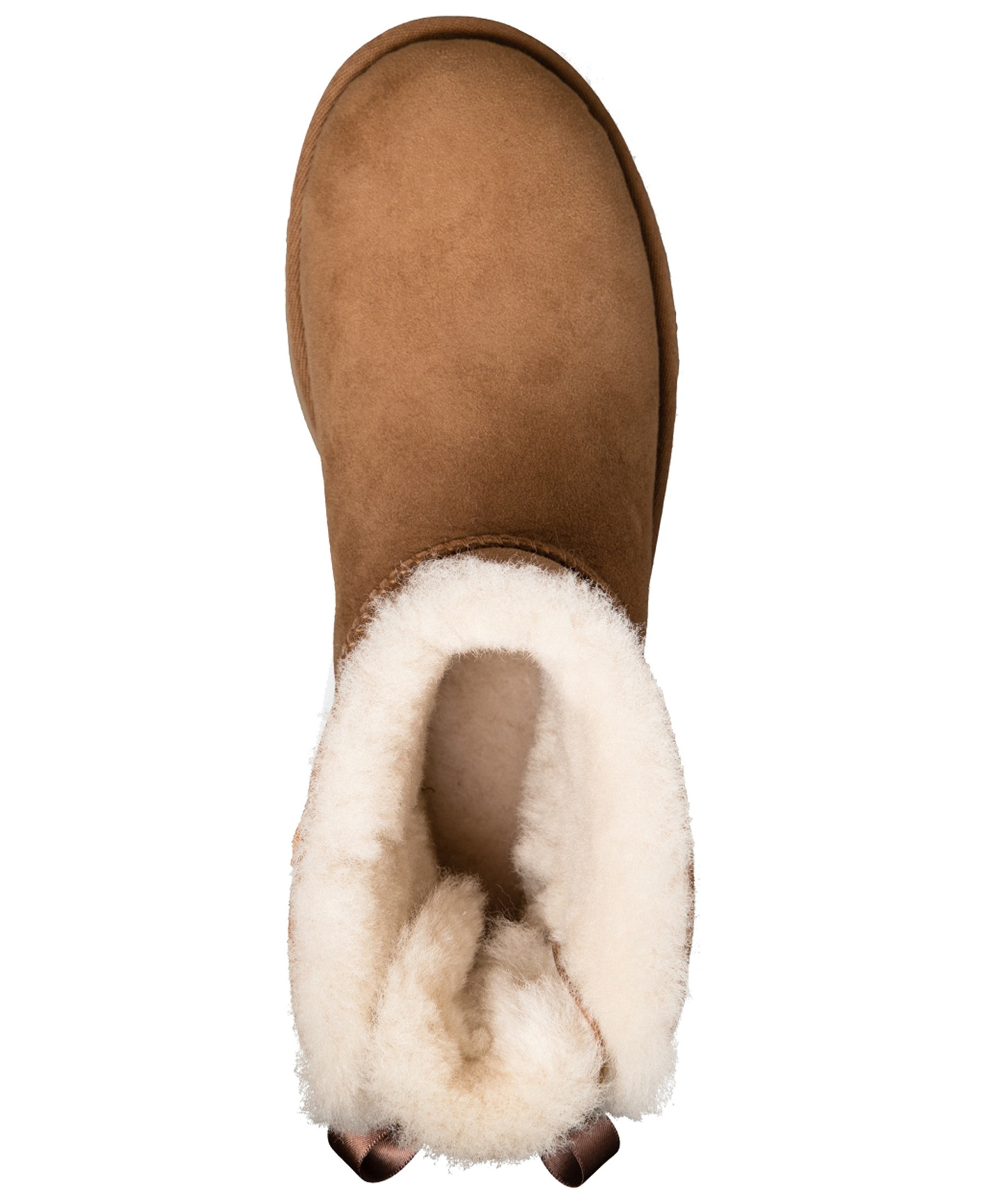 UGG® Women's Mini Bailey Bow II Slip-On Booties - Chestnut
