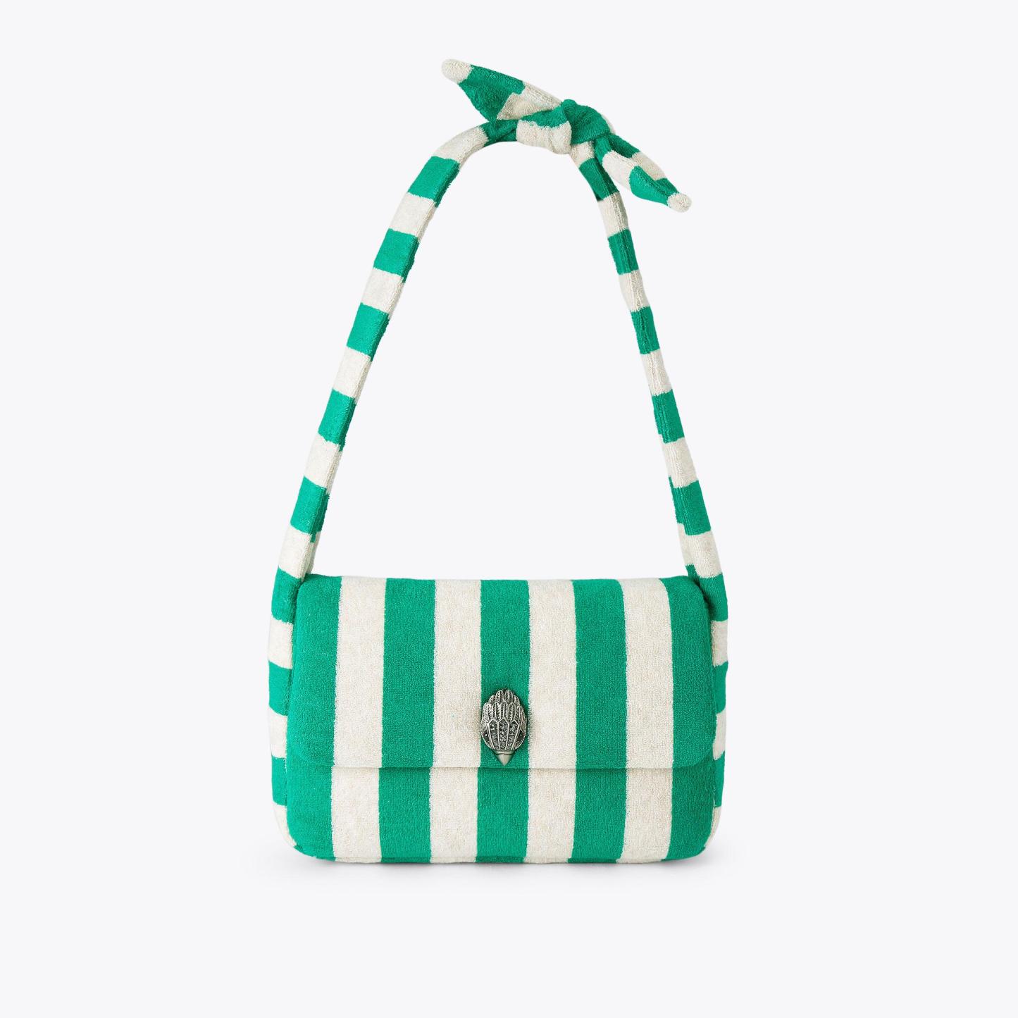 Kurt Geiger London Kurt's Cabana Kensington Knot Shoulder Bag - Green